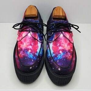 EUC T.U.K. Mondo Galaxy Platform Creepers Sz WMS 11/MENS 9